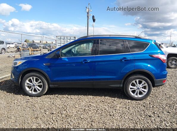 1FMCU9GD1JUD08606 2018 FORD ESCAPE Blue 