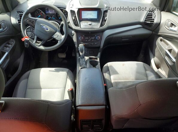 1FMCU9GD1KUA98557 2019 FORD ESCAPE Серебряный Вид панели приборов
