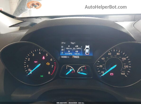 1FMCU9GD2HUB80838 2017 FORD ESCAPE Gray Widok tylnych siedzeń