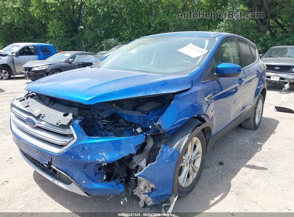 1FMCU9GD2HUC32758 2017 FORD ESCAPE Blue Przód lewy