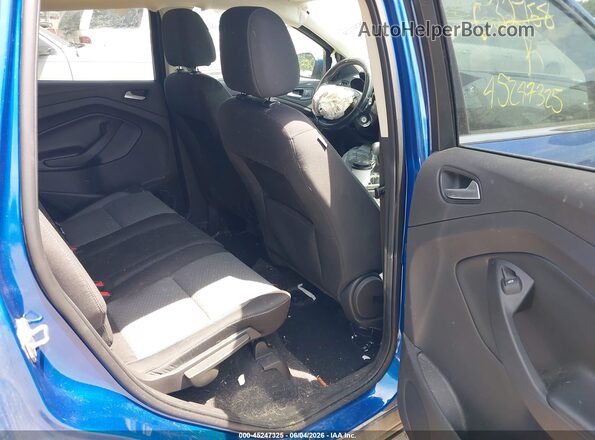 1FMCU9GD2HUC32758 2017 FORD ESCAPE Blue Widok naklejki z numerem VIN