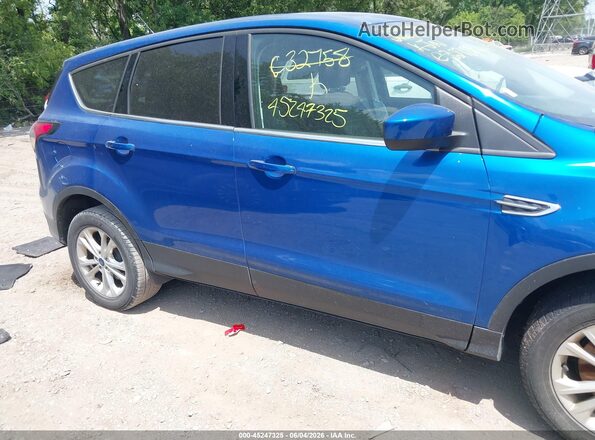 1FMCU9GD2HUC32758 2017 FORD ESCAPE Blue Widok wnętrza z tyłu