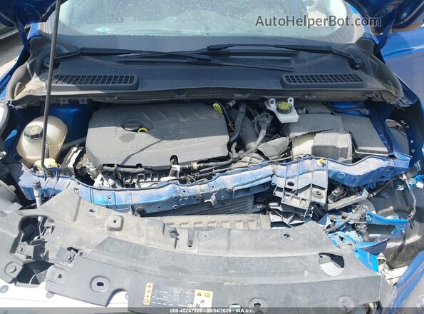 1FMCU9GD2HUC32758 2017 FORD ESCAPE Blue Widok z tyłu