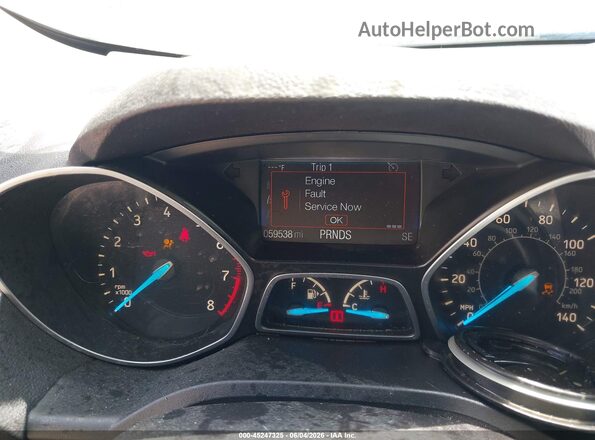 1FMCU9GD2HUC32758 2017 FORD ESCAPE Blue Widok tylnych siedzeń