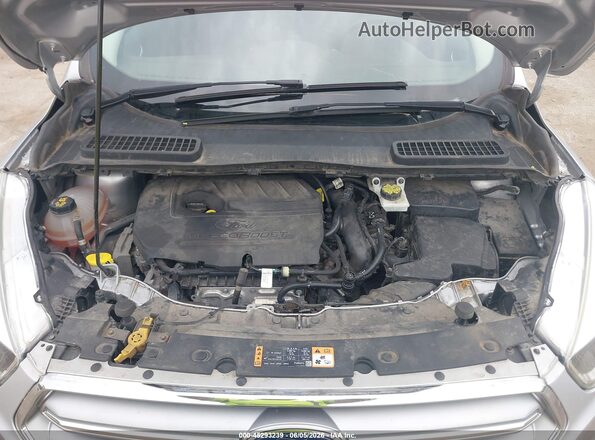 1FMCU9GD2HUE24522 2017 FORD ESCAPE Silver Vista trasera