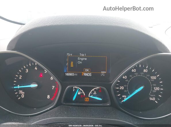 1FMCU9GD2HUE24522 2017 FORD ESCAPE Silver Vista de los asientos traseros