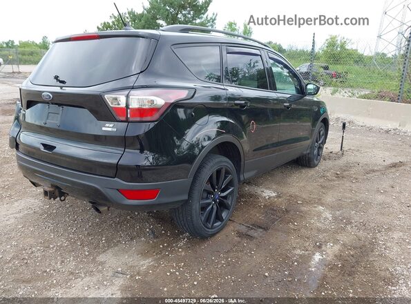 1FMCU9GD2JUA18584 2018 FORD ESCAPE Black უკანა მარჯვენა