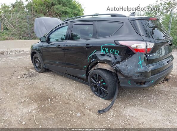 1FMCU9GD2JUA18584 2018 FORD ESCAPE Black წინა ხედი