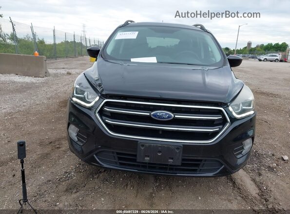 1FMCU9GD2JUA18584 2018 FORD ESCAPE Black ხელსაწყოთა პანელის ხედი