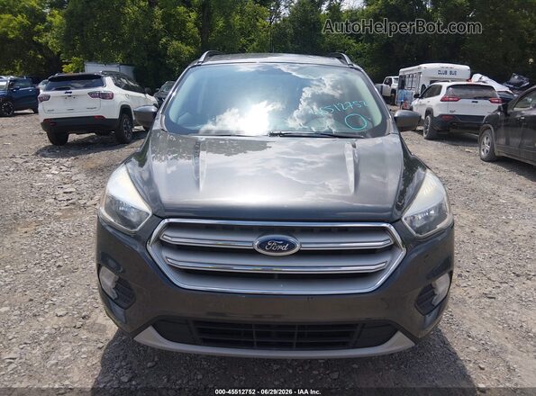 1FMCU9GD2JUA60740 2018 FORD ESCAPE Gray Սարքավորումների վահանակի տեսք