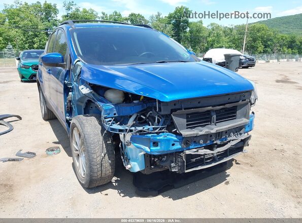 1FMCU9GD2JUB79095 2018 FORD ESCAPE Dark Blue Widok z przodu