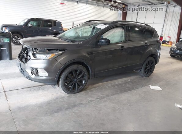 1FMCU9GD2JUC34600 2018 FORD ESCAPE Gray Front left
