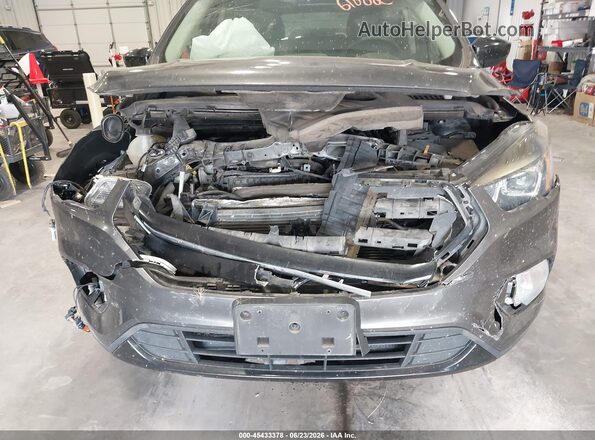 1FMCU9GD2JUC34600 2018 FORD ESCAPE Gray Front view