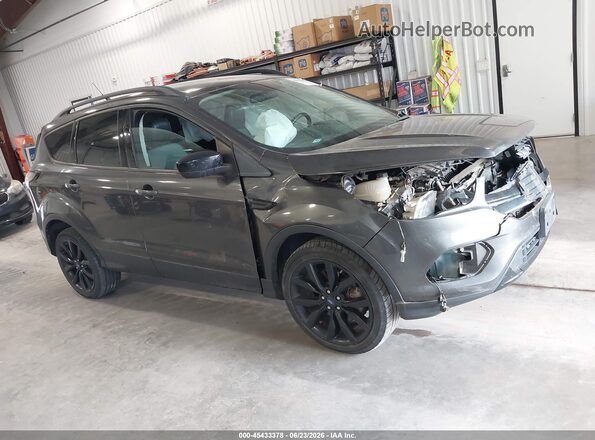 1FMCU9GD2JUC34600 2018 FORD ESCAPE Gray Rear interior view