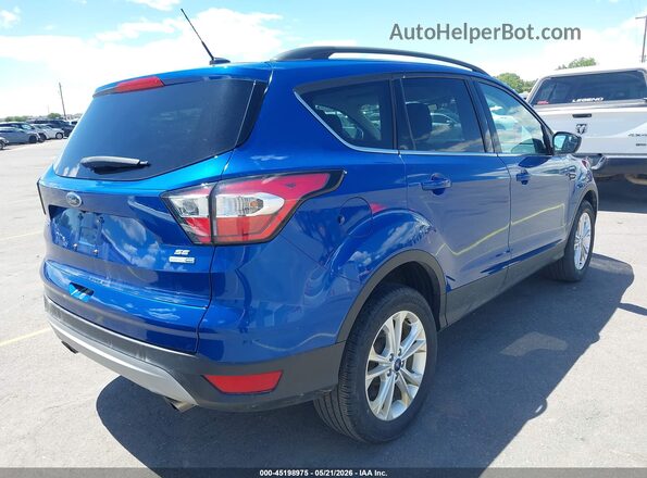 1FMCU9GD2JUD31053 2018 FORD ESCAPE Blue Rear right