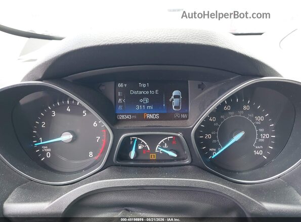 1FMCU9GD2JUD31053 2018 FORD ESCAPE Blue Rear seats view