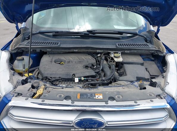 1FMCU9GD2JUD31053 2018 FORD ESCAPE Blue Rear view