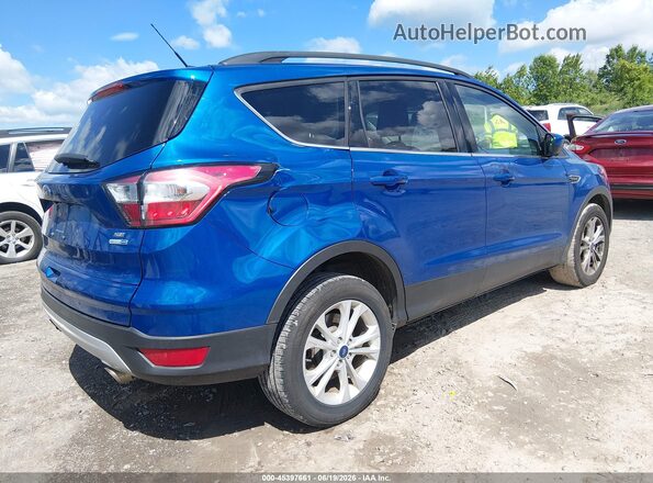 1FMCU9GD2JUD33398 2018 FORD ESCAPE Blue Front view