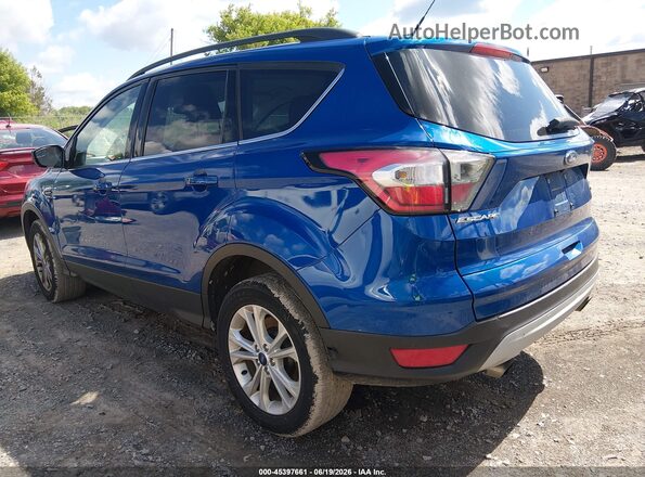 1FMCU9GD2JUD33398 2018 FORD ESCAPE Blue Rear left