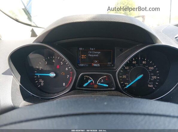 1FMCU9GD2JUD33398 2018 FORD ESCAPE Blue Rear seats view