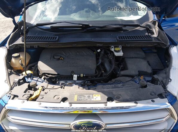 1FMCU9GD2JUD33398 2018 FORD ESCAPE Blue Rear view