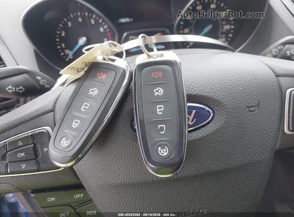 1FMCU9GD2KUB03040 2019 FORD ESCAPE Blue Առջևի վահանակի տեսք