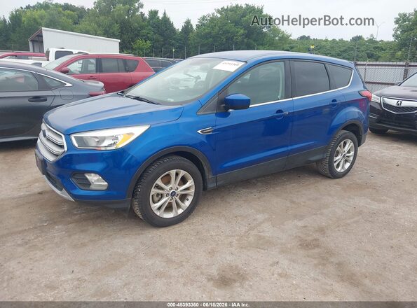 1FMCU9GD2KUB03040 2019 FORD ESCAPE Blue Առջևի ձախ երեք քառորդ տեսարան