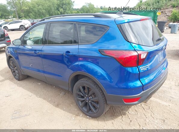1FMCU9GD2KUB03944 2019 FORD ESCAPE Blue Rear left