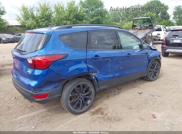 1FMCU9GD2KUB03944 2019 FORD ESCAPE Blue Rear right