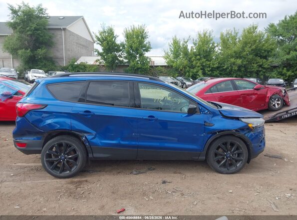 1FMCU9GD2KUB03944 2019 FORD ESCAPE Blue Rear interior view