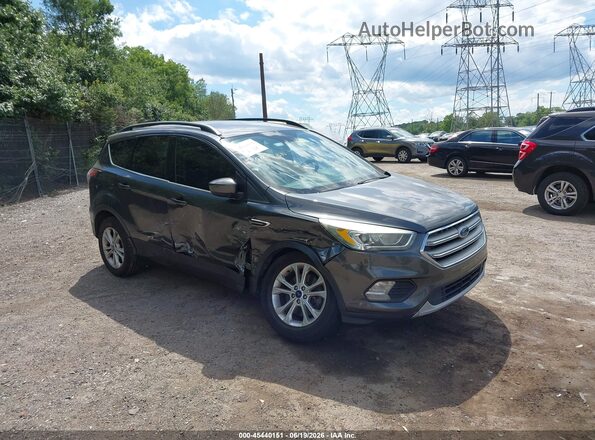 1FMCU9GD3HUB03668 2017 FORD ESCAPE Gray Widok z przodu