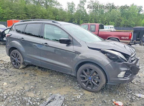 1FMCU9GD3JUA14799 2018 FORD ESCAPE Gray Delantero derecho