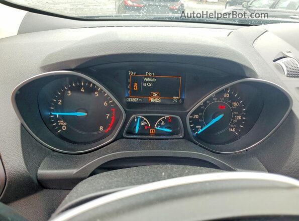 1FMCU9GD3JUA14799 2018 FORD ESCAPE Gray Vista del cuadro de instrumentos