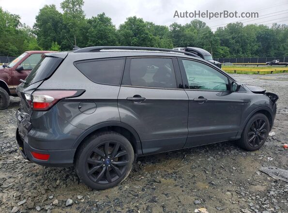 1FMCU9GD3JUA14799 2018 FORD ESCAPE Gray Trasero derecho