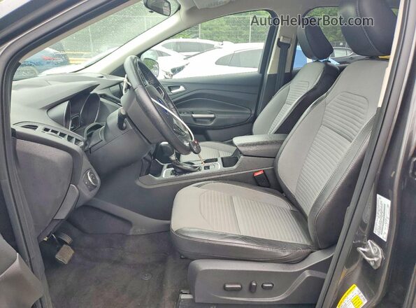 1FMCU9GD3JUA14799 2018 FORD ESCAPE Gray Vista interior delantera