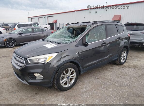 1FMCU9GD3JUA87185 2018 FORD ESCAPE Серый Передняя левая четверть