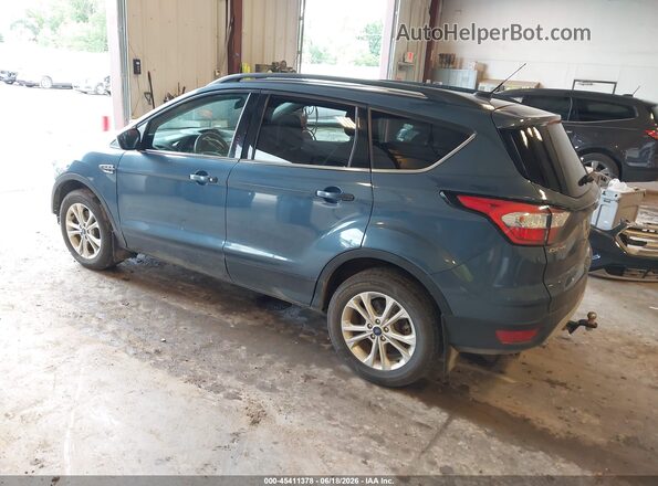 1FMCU9GD3JUB09895 2018 FORD ESCAPE Blue Trasero izquierdo