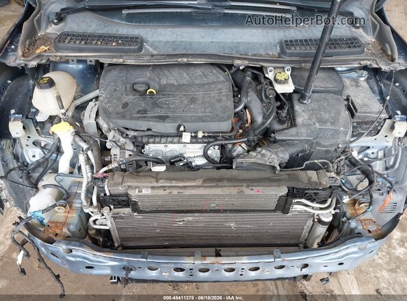 1FMCU9GD3JUB09895 2018 FORD ESCAPE Blue Vista trasera