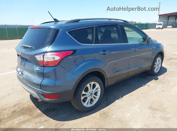 1FMCU9GD3JUB13753 2018 FORD ESCAPE Blue Tył prawy
