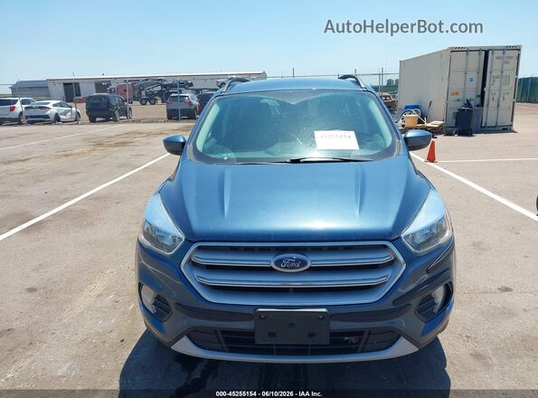 1FMCU9GD3JUB13753 2018 FORD ESCAPE Blue Widok zestawu wskaźników