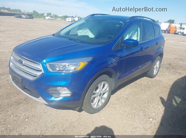 1FMCU9GD3JUC38848 2018 FORD ESCAPE Blue 