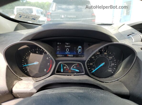 1FMCU9GD3JUD54227 2018 FORD ESCAPE White Vista del cuadro de instrumentos