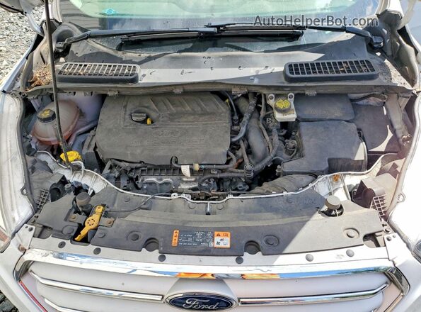 1FMCU9GD3JUD54227 2018 FORD ESCAPE White Vista del compartimento del motor