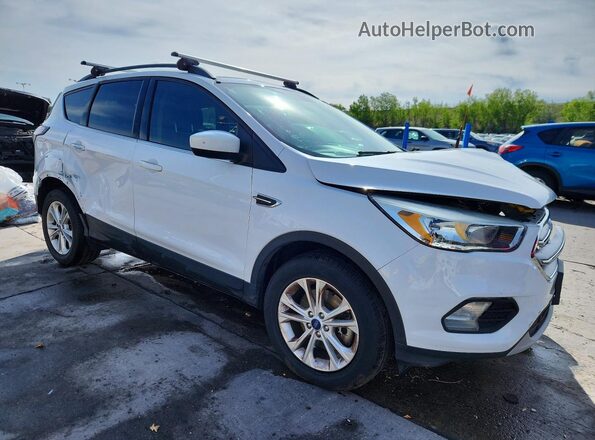 1FMCU9GD3JUD58195 2018 FORD ESCAPE White Передня права чверть