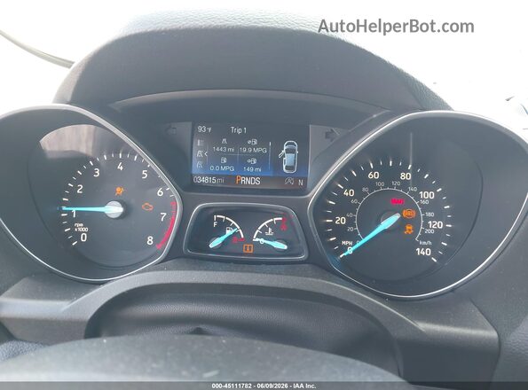 1FMCU9GD3KUA36903 2019 FORD ESCAPE Silver Vista de los asientos traseros