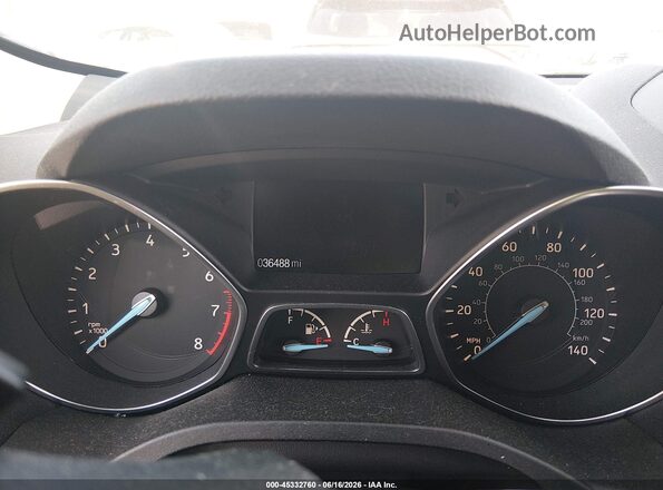 1FMCU9GD4HUA90428 2017 FORD ESCAPE Gray Rear seats view