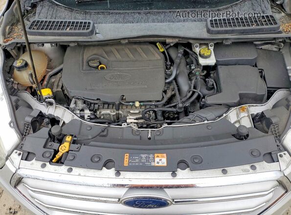 1FMCU9GD4HUC36701 2017 FORD ESCAPE Silver ძრავის განყოფილების ხედი
