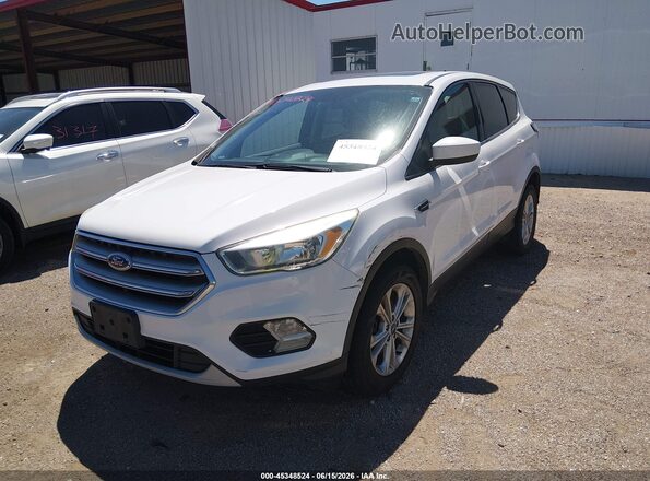 1FMCU9GD4HUC78799 2017 FORD ESCAPE White Vista tres cuartos delantera izquierda