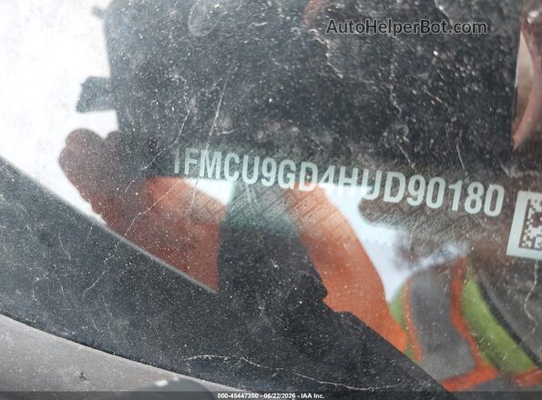 1FMCU9GD4HUD90180 2017 FORD ESCAPE Gray Вид підкапотного простору