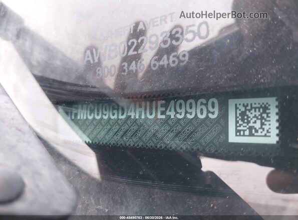 1FMCU9GD4HUE49969 2017 FORD ESCAPE Gray Вид підкапотного простору